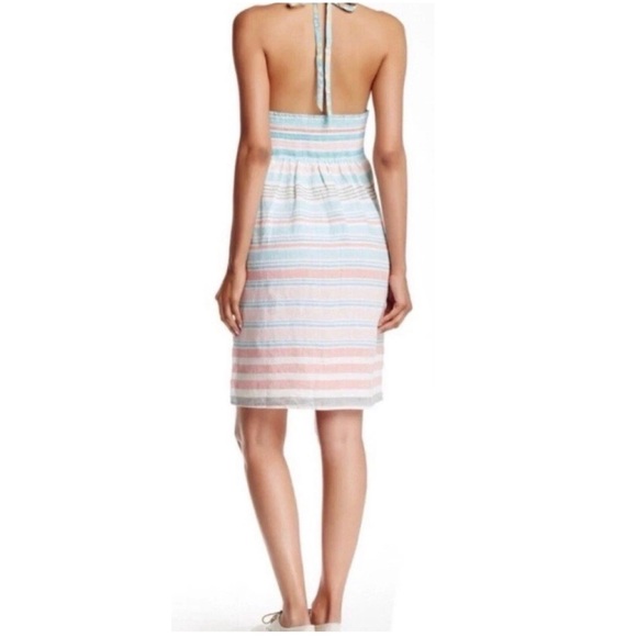 Tommy Bahama Women’s Kohala Stripe Halter Dress in Ice Cave Size M - Picture 3 of 13
